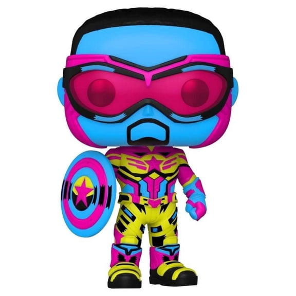 The Falcon and The Winter Soldier Captain America Blacklight Pop! Vinyl Figure 987 Funko -