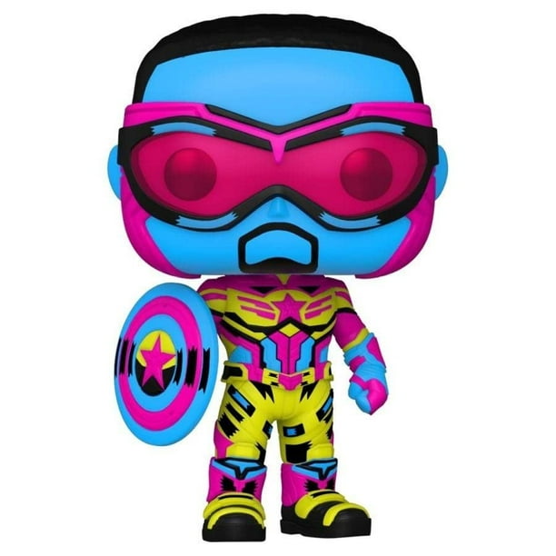 The Falcon and The Winter Soldier Captain America Blacklight Pop! Vinyl Figure 987 Funko -