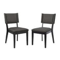 thumbnail image 2 of Modway Esquire Dining Chairs - Set of 2 in Gray, 2 of 8