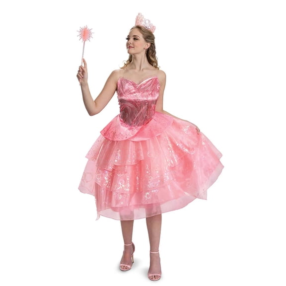 Disguise Womens Deluxe Wicked Glinda the Good Witch Costume - Size XX Large - Pink