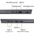 thumbnail image 5 of Acer Swift 16 AI Laptop, 16" 3K 120Hz OLED Touchscreen, Intel Core Ultra 7 Series 2, 16GB RAM，1TB SSD，Copilot PC, Backlit Keyboard, Fingerprint, Wi-Fi 7, Windows 11 Pro, Ice Black, 5 of 5