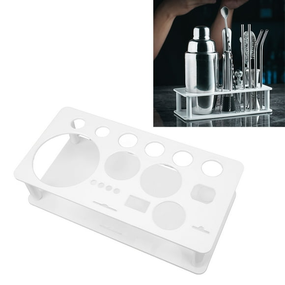 Soporte de Kit de Barman Soporte de Coctelera para el Hogar Perfecto para Ahorro de Espacio Desmontable para Bar en Casa ANGGREK Otros
