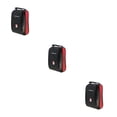 thumbnail image 2 of Greeniant Dominant Golf Shoe Bag Carrier Case Organizador Bolsa portátil transpirable Gran capacidad Deportes Senderismo Zapatillas Negro Rojo negro rojo 3piezas, 2 of 6