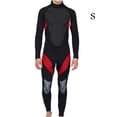 thumbnail image 2 of Eigraketly Traje de neopreno grueso Buena elasticidad Natación Traje de baño a prueba de rasguños Traje de baño de nylon impermeable con cremallera Traje de baño Rojo/S Eigraketly OD025637-03, 2 of 4