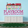 thumbnail image 3 of TRAINS - Removable Train Toy Décor Playroom Share Imagine Laugh Lettering Art Design Multicolored Letter Alphabets Vinyl Kids Bedroom Playroom Wall Decal Sticker 30" x 18", 3 of 5