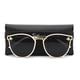 thumbnail image 1 of Gafas de sol redondas con forma de abeja para hombre y mujer, lentes de sol de marca de lujo con gradiente, estilo Retro, espejo, UV400, 1 of 5