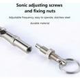 thumbnail image 3 of 2 Pack Dog Whistle, Dog Whistle to Stop Barking Neighbors Dog, Adjustable Ultrasonic Silent Dog Whistle, Professional Recall Dog Training Whistles, with Lanyard, Black&White, 3 of 7