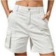 thumbnail image 1 of Pantalones Cortos de Mujer con Bolsillos Traje de Verano Casual Cinco Cuartos de Longitud, Tela Ligera para Uso Diario, de Playa Y de Fiesta, 1 of 7