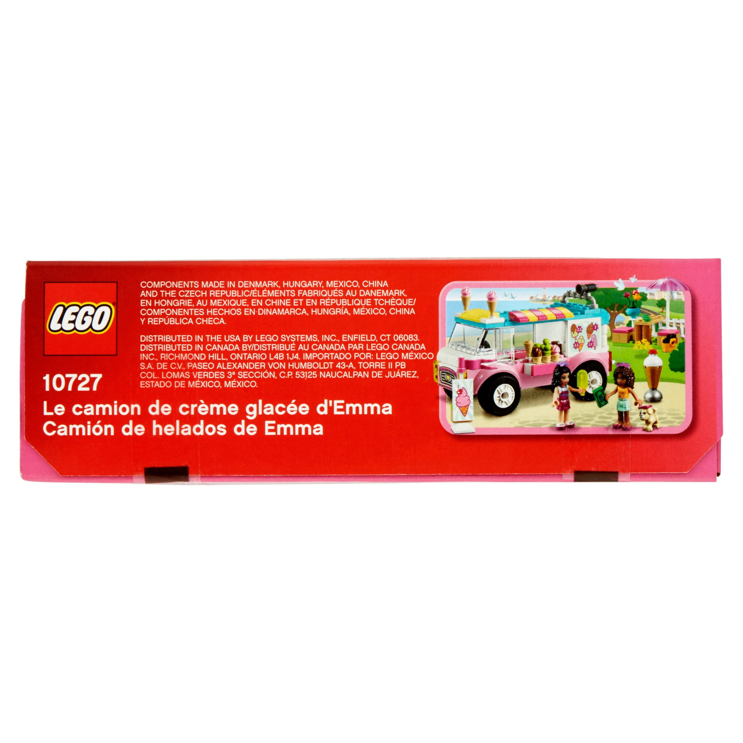 Lego Juniors Friends Emma's Ice Cream Truck Building Toy Ages 4-7, 136 count