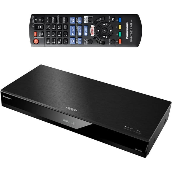 Panasonic DP-UB820 Ultra HD Blu-ray Player with HDR10+, Dolby Vision Playback, WiFi, and Optical Output