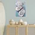 thumbnail image 4 of Stupell Industries Coastal Oyster Seashell Trio White Framed Giclee Art, 20 x 30, by Petals Prints Design, 4 of 8