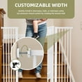 thumbnail image 6 of Uforic 55" Tall Pet Gate, Metal Pet Door Gate  for Cats Dogs,29.5"-48.5" for Doorways and Stairs, White, 6 of 9