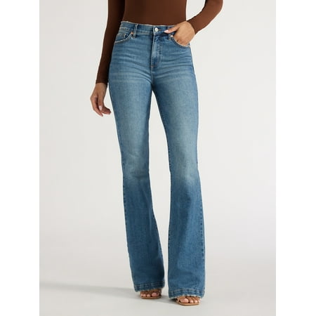 Sofia by Sofia Vergara Women's Melisa Flare High Rise Jeans, 30.5", 32.5" and 34.5" Inseams, Sizes 0-28