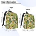 thumbnail image 4 of XMXT Backpack for School Work, Desert Plant Watercolor Canvas Bookbag Travel Bag for Women Men, S, 4 of 7