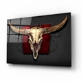 thumbnail image 2 of Epic Art 'Steer Skull 01' by Flyland Designs, Acrylic Glass Wall Art, 16"x12", 2 of 8