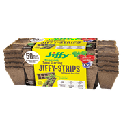 Jiffy 10 Celled Biodegradable Seed Starting Peat Strips (5 Pack)