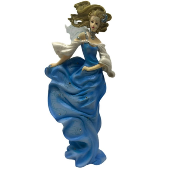 The Hamilton Collection Pixiegale Lady Frost Moon Fairy Figurine 7.25-inches