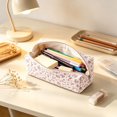 thumbnail image 5 of Small Cute Pencil Case, Flower Design Cotton Portable Pencil Holder, Vintage Floral Art Pouch, Stationery Case, 5 of 5