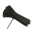 thumbnail image 1 of facefd 100Pcs Self-locking Nylon Cable Tie Wire Buckle Industrial Set Adjustable Organizer Ring Binding Zip Home Tools Black/M, 1 of 5