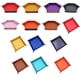 thumbnail image 2 of Bandeja cuadrada / hexagonal Bar Discoteca Tablero de juegos Plegable PU Placa de cuero Caja de almacenamiento de escritorio Sweethay FN0094-04, 2 of 7