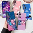 thumbnail image 2 of Anime Stitch Cute Disney For Xiaomi Redmi Note 12 12S Turbo 11 11T 11S 10 10S 9 8 8T 7 Pro Plus 5G Black Phone Case Cover, 2 of 5