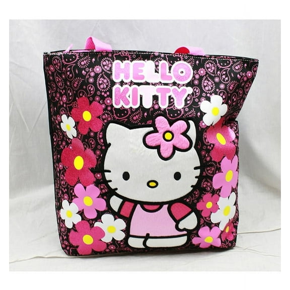 Tote Bag - - Flowers Black New Gifts Girls Hand Purse 82597