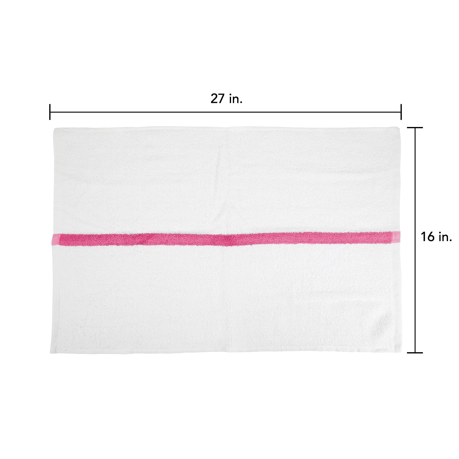 16x27 Pink Hand Towels - 3.25 lb/dz - Wholesale Towel, Inc.