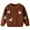 Coffee, variant on WUANDIXFA Baby Christmas Sweater Boys Hand Embroidered Bowknot Baby Base Knitted Sweater Birthday Children Sweater Red,3-4 Years