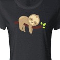 thumbnail image 4 of Inktastic Cute Sloth, Baby Sloth, Lazy Sloth, Sleeping Sloth Women's T-Shirt, 4 of 5