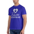 thumbnail image 4 of Future Veterinarian Men'S Basic Short Sleeve T-Shirt Blue 6x-Large, 4 of 5