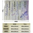 thumbnail image 2 of Dragonfly Blanket Inspirational Dragonfly Gifts for Women Girls 80"X60", Cozy Soft Flannel Blanket for Couch Bed, Unique Motivational Quotes Birthday Gifts for Kid Adult Friends, 2 of 6