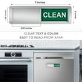 thumbnail image 3 of Sperric Clean Dishwasher - Non-Scratch Silver Signage Indicator for Kitchen Dishes with Clear Colored Text - Easy to Read & Slide for Changing Signs (Silver), 3 of 5