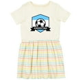 thumbnail image 3 of Inktastic Soccer Argentina Flag Banner Girls Toddler Dress, 3 of 5