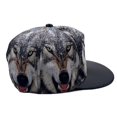thumbnail image 3 of Gorra de béisbol de poliéster Street Hip-Hop, sombreros lisos con Wolf P, 3 of 4
