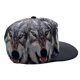 thumbnail image 3 of Gorra de béisbol de poliéster Street Hip-Hop, sombreros lisos con Wolf P, 3 of 4