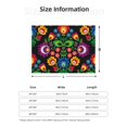 thumbnail image 2 of Salouo Traditional Floral Polish Print Throw Blanket Gifts for Women Men Soft Flannel Blanket for Home Living Room Decor Bedroom Blanket Gifts for Mom Dad -80"x60", 2 of 7