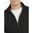 thumbnail image 3 of Chaps Men's & Big Men's Full Zip Mock Neck Sweater, Sizes S-3XL, 3 of 8