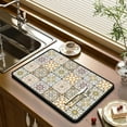 thumbnail image 3 of Kitchen Drying Mat Water Absorbent Heat Resistant Non Slip Dish Drainer Meal Placemat, 3 of 6