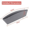 thumbnail image 3 of 2 Pack Car Seat Gap Storage Box, Pu Full Leather Car Seat Gap Universal Storage Box Storage Box, 3 of 5