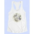 thumbnail image 3 of Wildlife Journal Berries Racerback Tank Women -Jennifer Paxton Parker Designs, Female x-Small, 3 of 4