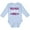 AE-Light Blue, variant on My Nana Loves Me Hearts in Pink Plaid Boys or Girls Long Sleeve Baby Bodysuit