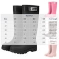 thumbnail image 3 of Achuyrbd Women's Tall Waterproof Rain Boots for Outdoor Rainforest Hiking & Beach Shelling, Non-Slip Deep Tread Wellies, 3 of 8