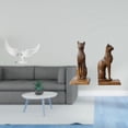 thumbnail image 2 of Escultura de ángel,Estatua de ángel para decoración del hogar,manualidades,color blanco,Figura de mesa,Estatua de gato sujetalibros para oficina,decoración del hogar,Escultura Sujetalibros, 2 of 8