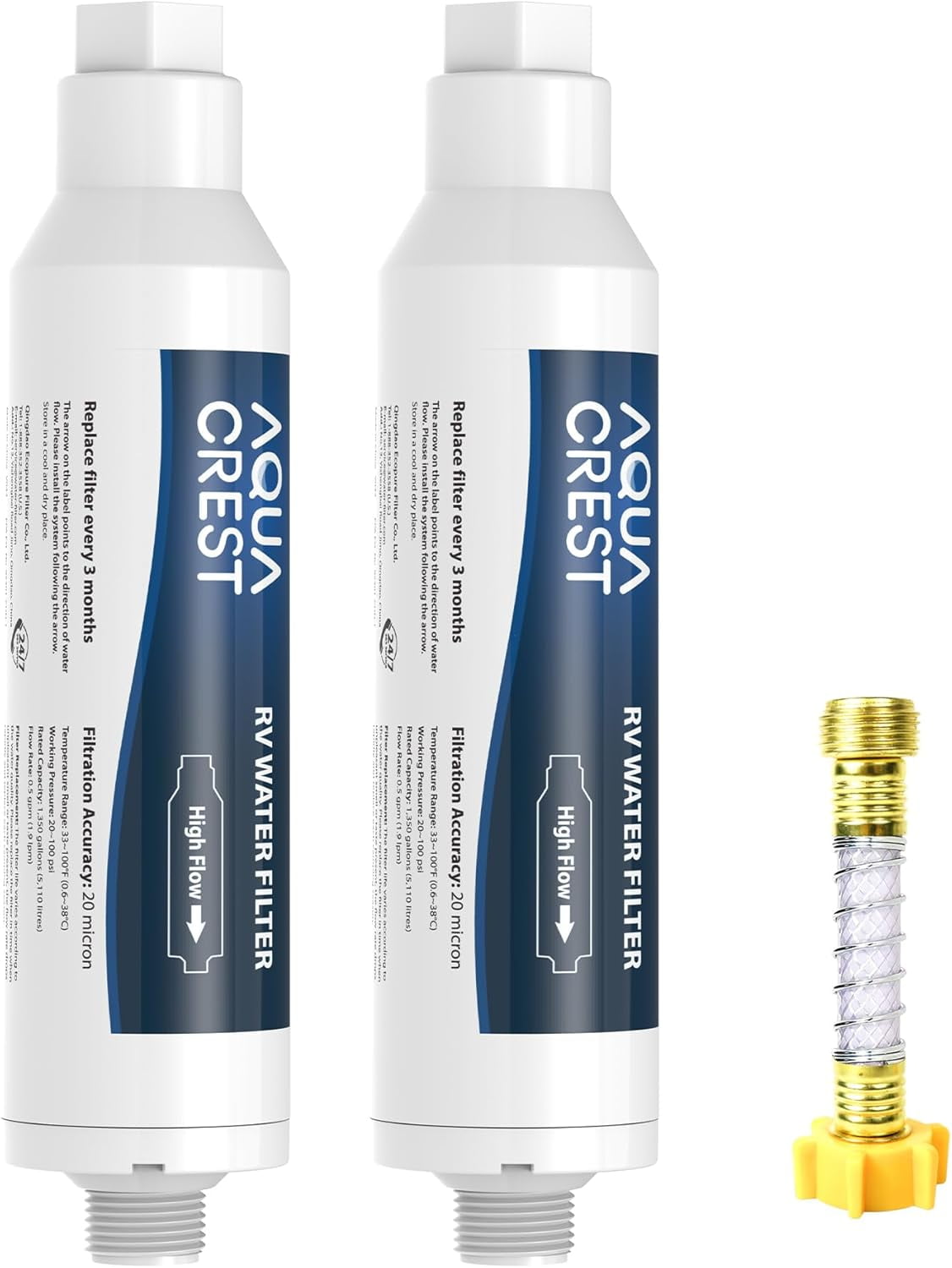 Camco 40645 TastePure Carbon 150 Micron In-Line Water Filter