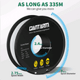 thumbnail image 3 of GEEETECH White PETG 3D Printer Filament 1.75mm, Dimensional Accuracy +/-0.03mm, 1kg (2.2lbs) , 1080 Feet （330m）per Roll, Vacuum Packaging, Toughness Enhanced, Fit for Most 3D FDM Printer, 3 of 6