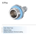 thumbnail image 3 of Uxcell Hose Barb Fittings G1/4 x 6mm Thread Male Brass Pipe Fitting Adapter for Water Cooling System Pack of 6, 3 of 4