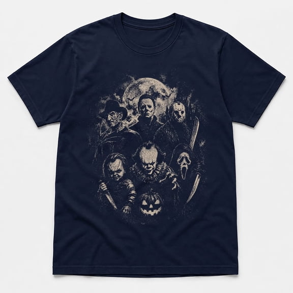 Horror Movie Halloween T-Shirt, Halloween Night Graphic Tee, Scary Spooky Horror Shirt for Men and Women