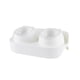 thumbnail image 2 of Elevadores para Comida Y Agua para Gatos, Elevadores para Gatos Inclinados Antideslizantes, Platos para Mascotas, Comederos Y Tazones Blanco Sunnimix Cuencos para gatos, 2 of 8