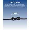thumbnail image 3 of 1/8" Rope Tie Down Ratchet: 4  of Adjustable Grow Light Hangers - Small Ratchet Straps for Various  and Strapping, 3 of 6