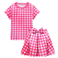 thumbnail image 1 of Robe d'Été pour Enfants 3 Pcs Cosplay Robe à Manches Courtes pour Filles, 1 of 1